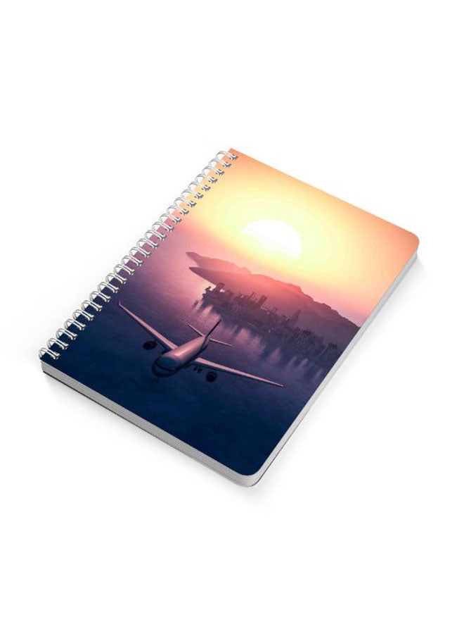 LOWHA Sunset View A5 Spiral Bound Notebook Multicolour - Image 2