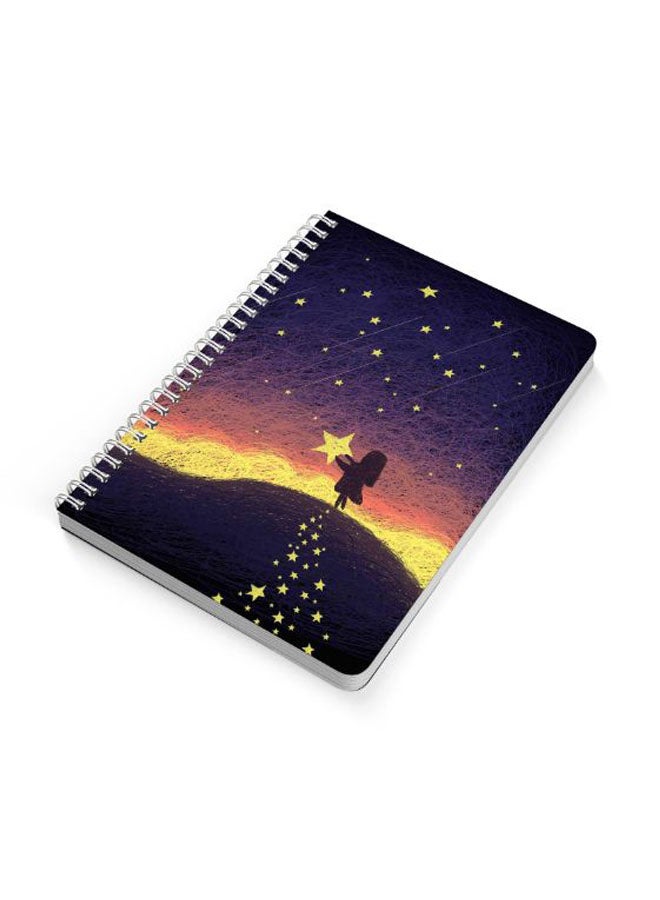 LOWHA - Sky Picking Up A5 Spiral Bound Notebook Multicolour - Image 1