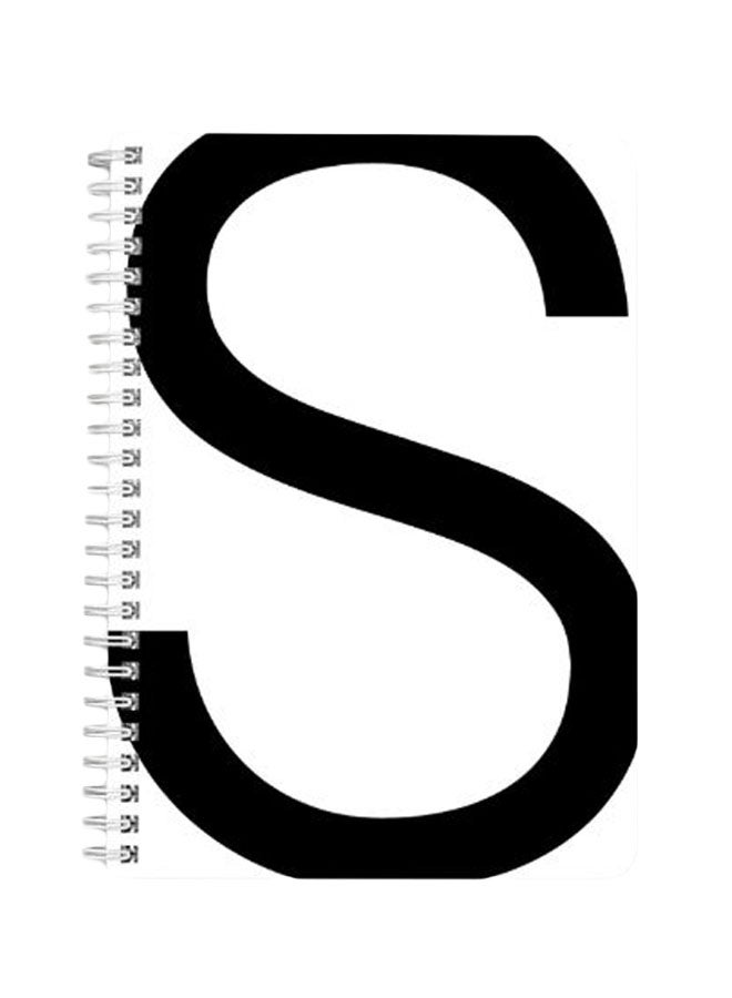 LOWHA A5 Spiral Bound Notebook Black/White - Image 1