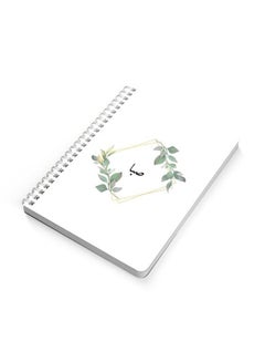 LOWHA Suba A5 Spiral Bound Notebook Green/Gold/White  - Image 2