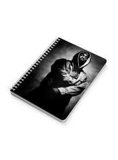 LOWHA Tupac Shakur A5 Spiral Bound Notebook Black/Grey  - Image 2