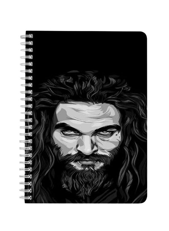 LOWHA A5 Spiral Bound Notebook Black/Grey - Image 1