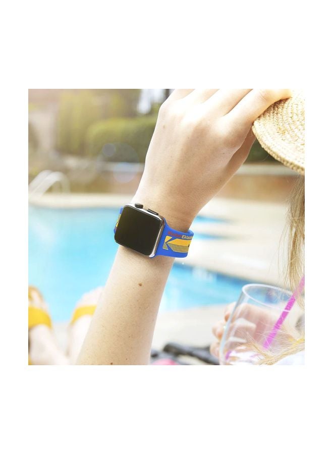 كايس مايت سوار بديل لساعة أبل ووتش سيريس 1/2/3/4 بمقاس 42/ 44 مم أزرق إكتاكروم - Image 3
