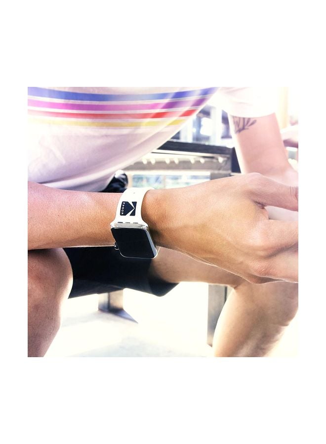 كايس مايت سوار بديل لساعة أبل ووتش سيريس 1/2/3/4 بمقاس 42/ 44 مم أبيض - Image 3