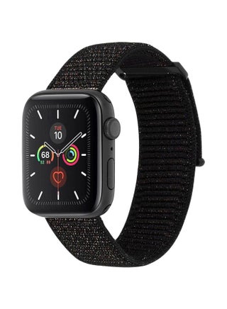 Replacement Band For Apple Watch 38/40mm Metallic Black - v1579876561/N33499775A_1