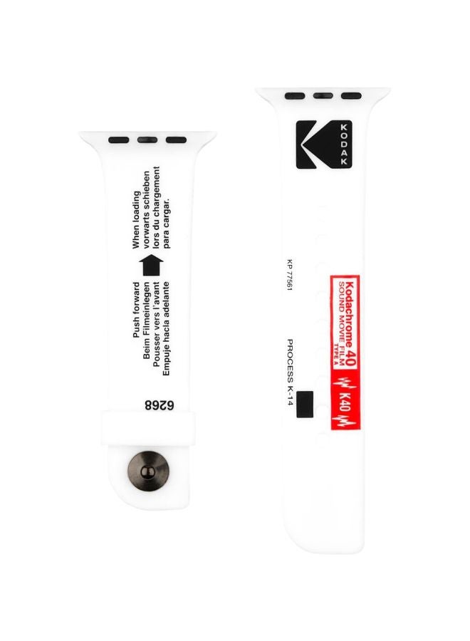 كايس مايت سوار بديل لساعة أبل ووتش سيريس 1/2/3/4 بمقاس 42/ 44 مم أبيض - Image 2