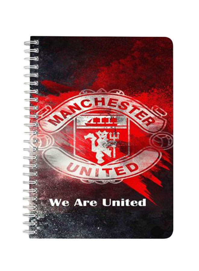 LOWHA - Manchester United A5 Spiral Bound Notebook Multicolour - Image 1