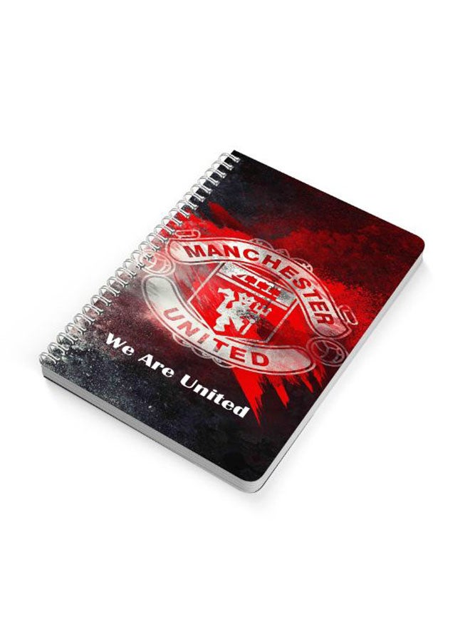 LOWHA - Manchester United A5 Spiral Bound Notebook Multicolour - Image 1