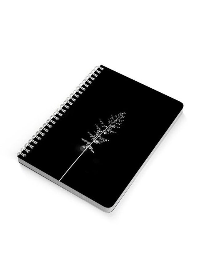 LOWHA - A5 Spiral Bound Notebook Black/White - Image 1