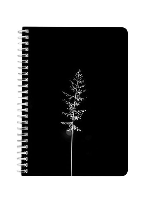 A5 Spiral Bound Notebook Black/White