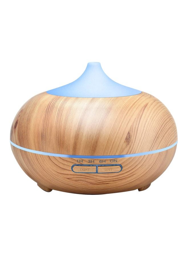 2-1n-1 Humidifier With Aromatherapy Oil Diffuser 14W Brown/Blue  - Image 1