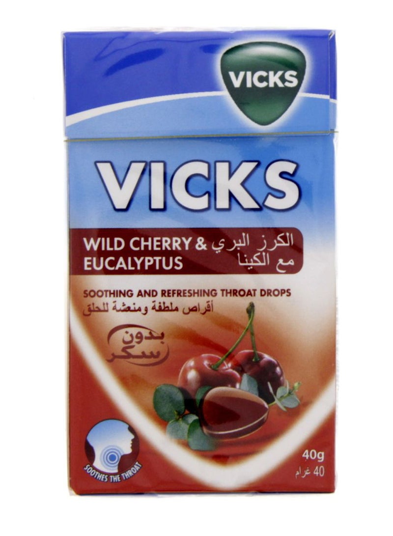 فكس أقراص ملطفة لاحتقان الحلق بالكرز البري والأوكالبتوس - Image 1