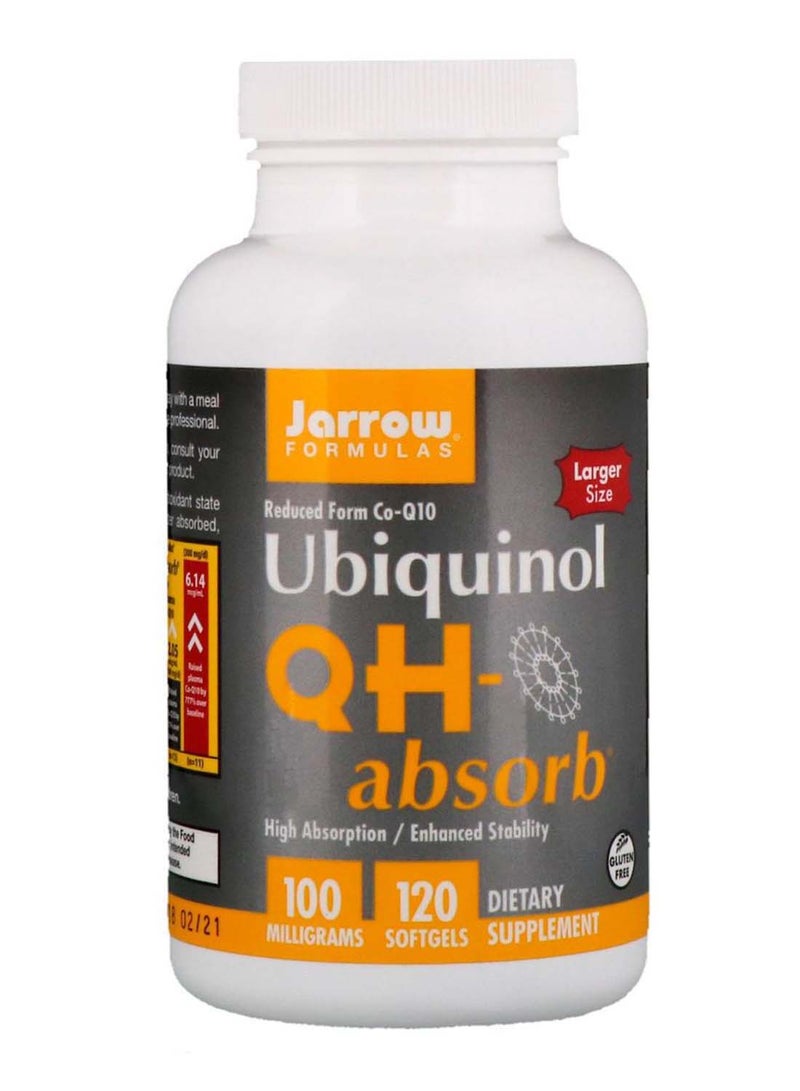 jarrow formulas Ubiquinol QH-Absorb - 120 Softgels