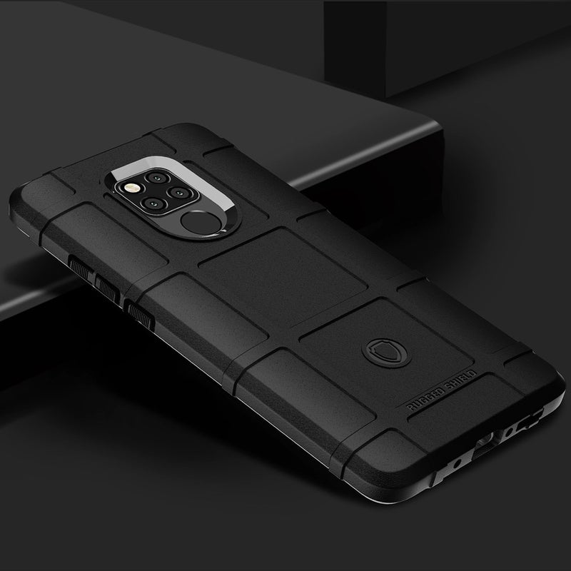 حافظة حماية واقية للهاتف من السيليكون مضادة للصدمات بتغطية كاملة لهاتف هواوي ميت 20X أسود - Image 3