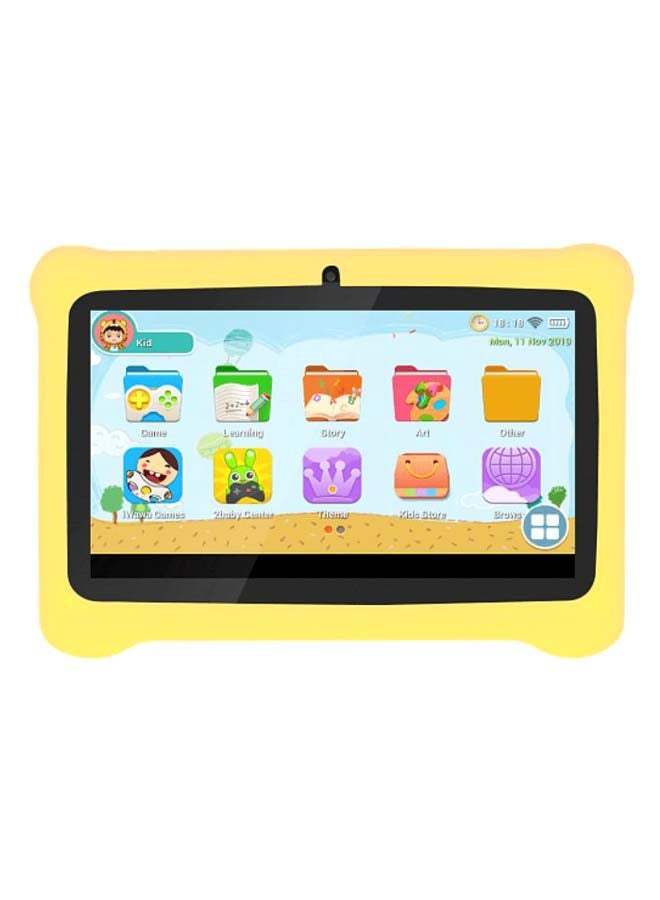 لينوسد تابلت تاب 4 بلس للأطفال مقاس 7 بوصة، بذاكرة 16 جيجابايت وبخاصية الواي فاي، بلون أصفر - Image 1