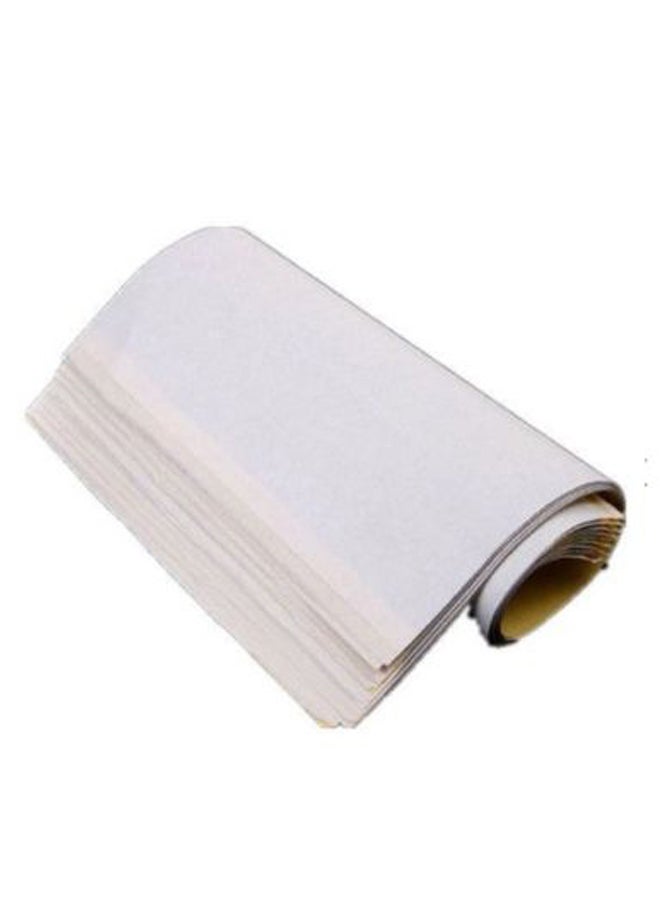 10-Piece Tattoo Transfer Copier Stencil Paper Set White - Image 1