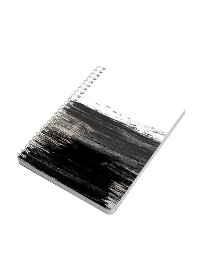 LOWHA Brush A5 Spiral Notebook Black/White - Image 2