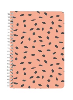 LOWHA Dots A5 Spiral Notebook Orange/Grey  - Image 1