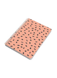 LOWHA Dots A5 Spiral Notebook Orange/Grey  - Image 2