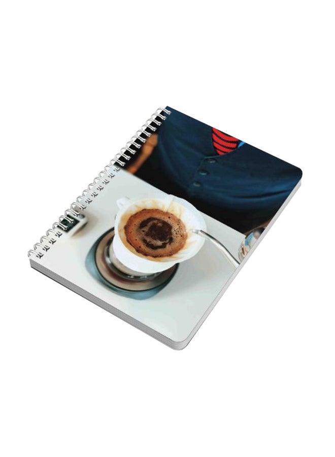 LOWHA Brewing Coffee A5 Spiral Notebook Multicolour - Image 2