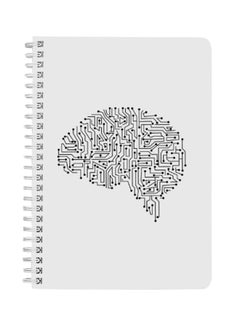 LOWHA Brine Coder A5 Spiral Notebook Black/White  - Image 1