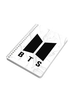 BTS A5 Spiral Notebook Black/White