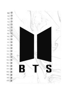 LOWHA BTS A5 Spiral Notebook Black/White  - Image 2