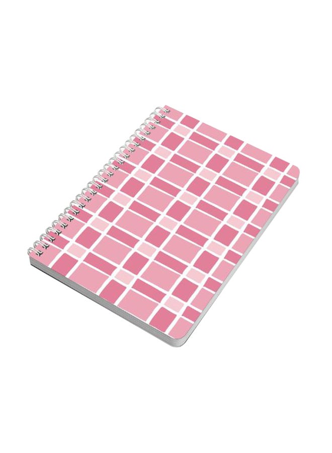 لوحة دفتر بسلك حلزوني مقاس A5 وردي - Image 2