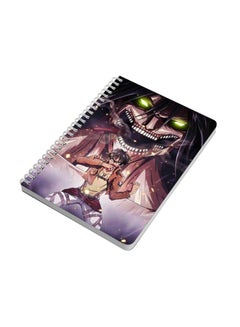 LOWHA Attack On Titan Eren A5 Spiral Notebook Multicolour  - Image 2
