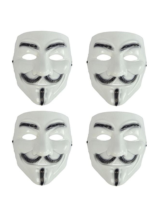 Theme My Party 4-Piece Vendetta Comic Face Mask Set TMP5154515845 - Image 1