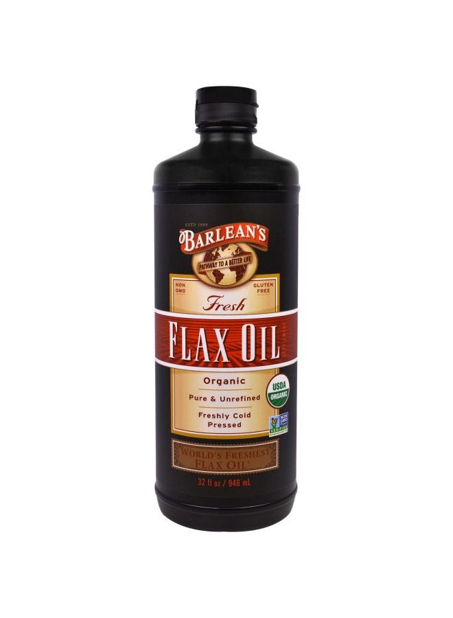 BARLEAN'S Organic Flax Oil 32 fl oz (946 ml)