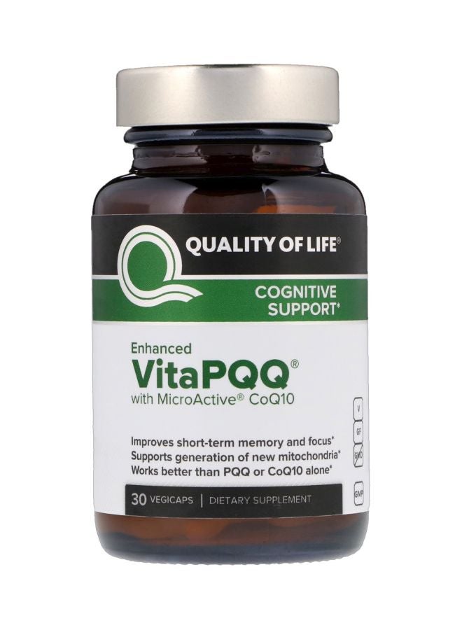 Quality of Life - VitaPQQ Dietary Supplement- 30 Vegicaps - Image 1