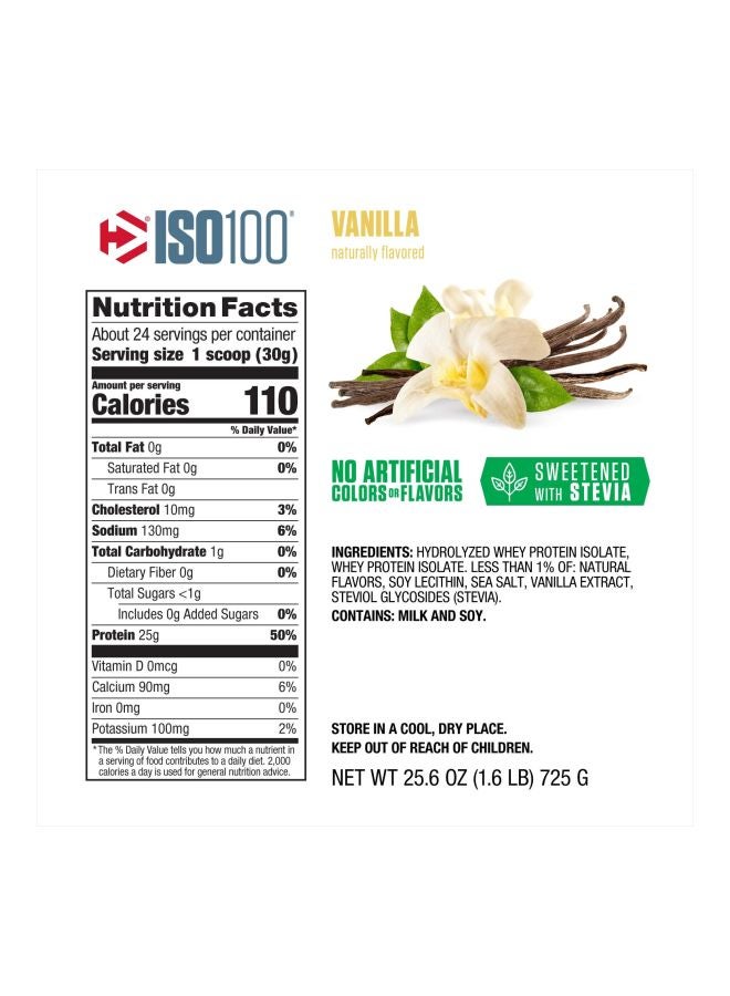 Dymatize - ISO-100 Hydrolyzed Whey Protein Isolate - Image 1