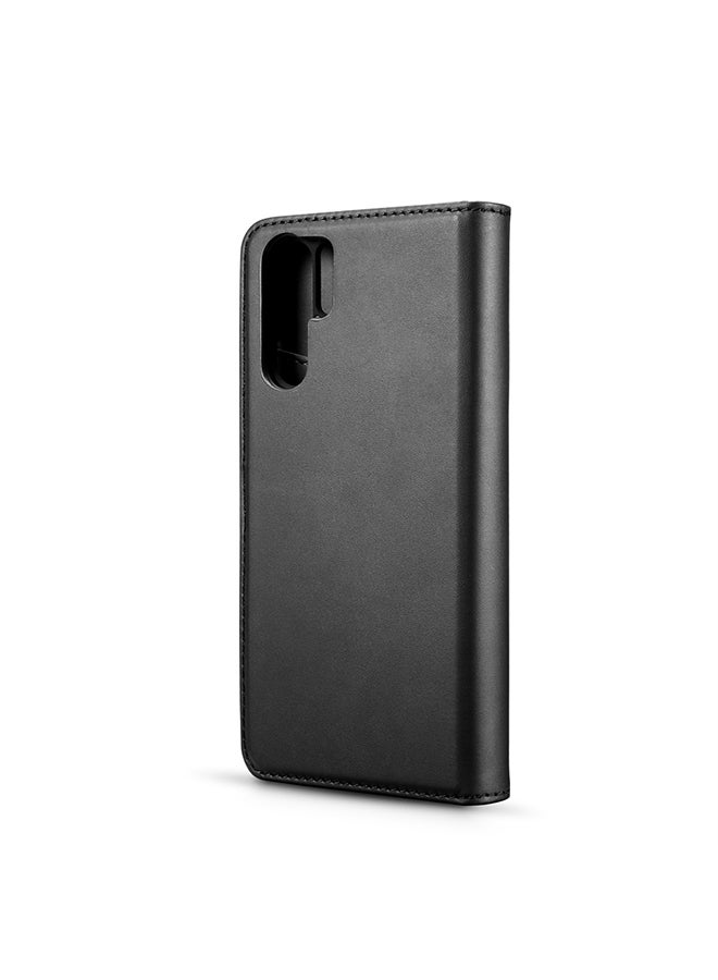Dg Ming - Detachable Horizontal Flip Magnetic Case Cover For Huawei P30 Pro With Holder & Card Slots Black - Image 1