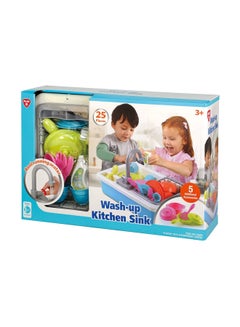 PLAYGO 25-Piece Wash-Up Kitchen Sink With Accessoris  - Image 2