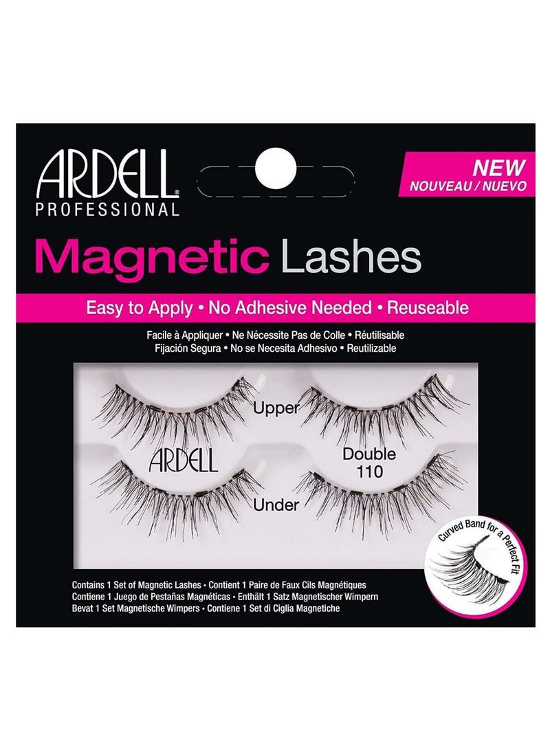 أرديل رموش صناعية مغناطيسية بشريط مزدوج من زوجين أسود 110 - Image 2