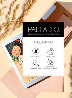 PALLADIO Pack Of 3 Rice Blotting Paper Sheet Beige  - Image 2