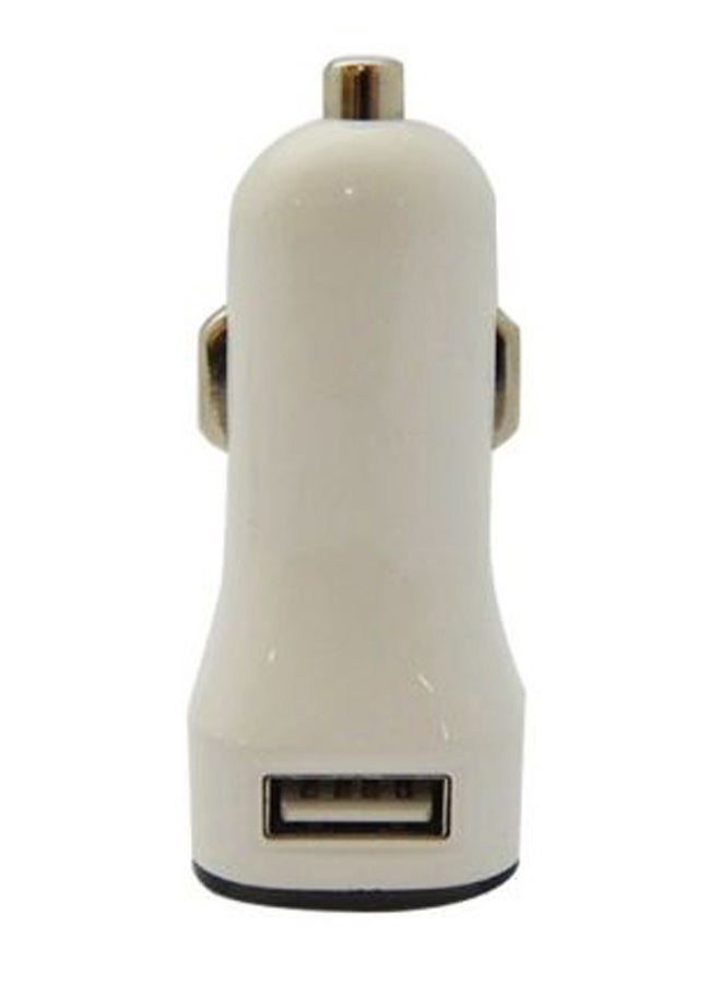 Generic - USB Car Mobile Charger White/Yellow/Black - Image 1