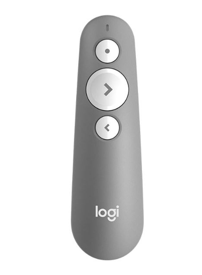 لوجيتيك مؤشر ليزر بخاصية التحكم عن بعد مع USB للاستخدام في العروض التقديمية رمادي  - Image 2