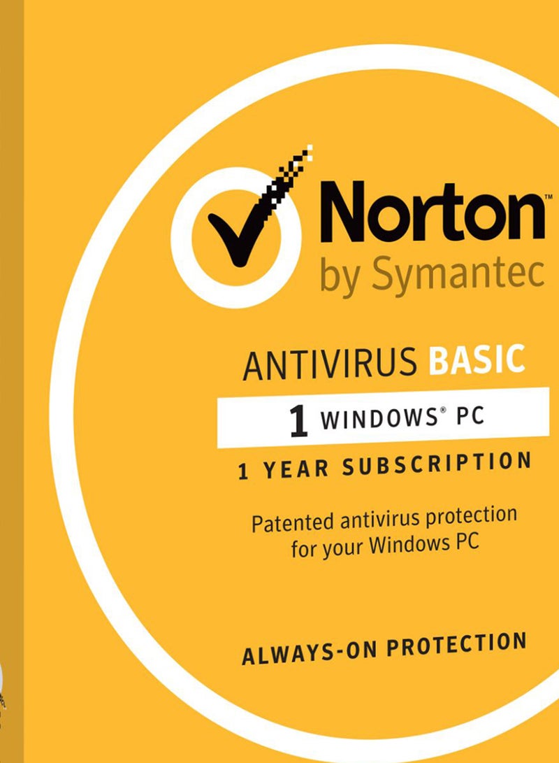 Norton - AntiVirus Basic 1 Device Yellow - Image 1