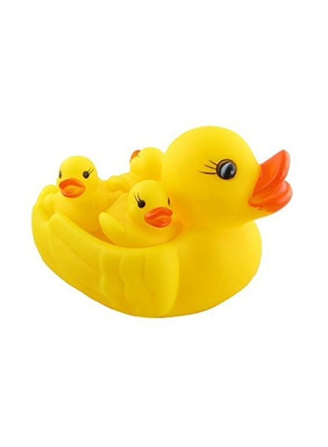 JVM 4-Piece Chu Chu Duck Bath Toy Set - Image 1