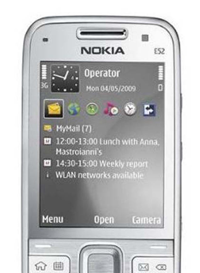 E52 Single Sim White 60MB RAM 1GB 3G