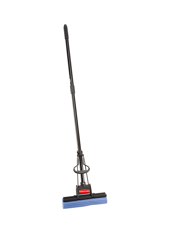 Rubbermaid Commercial Products - Long Handle Sponge Mop Black/Blue - Image 1