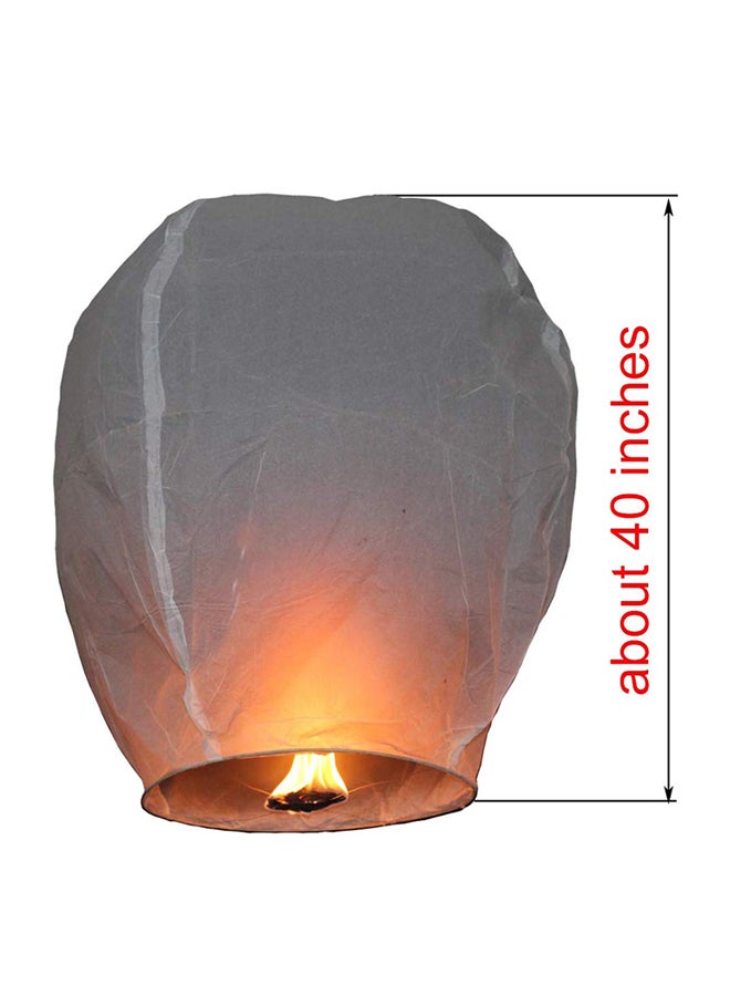 نولوفو عبوة 16 فانوس صيني طائر للسماء من 16 قطعة 14 x 22 x 42بوصة  - Image 2
