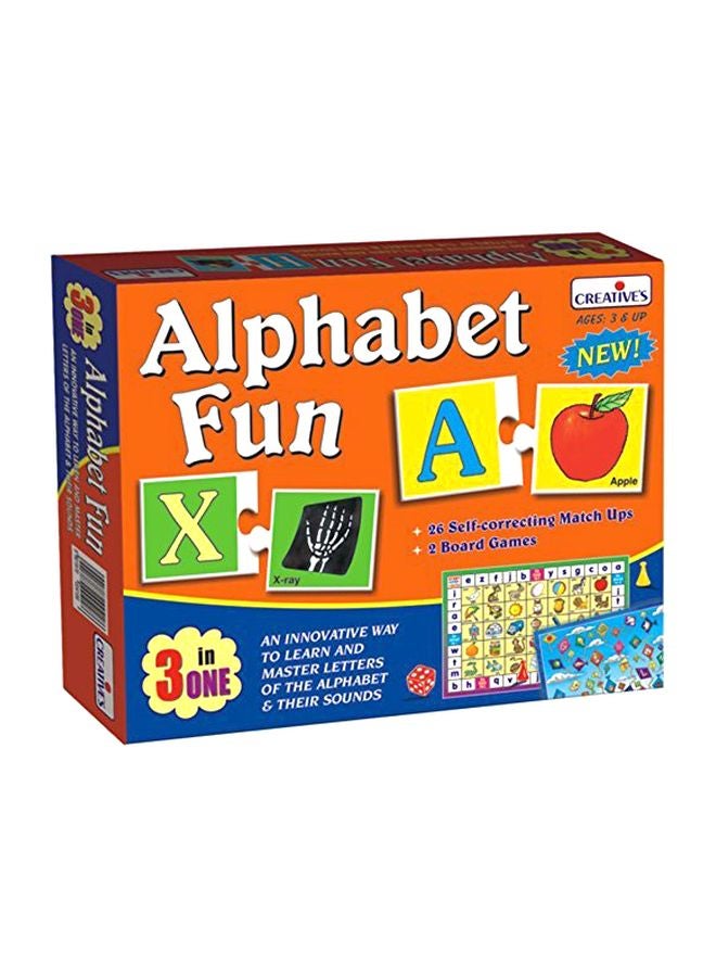 Creative Educational Aids P. Ltd. 3-In-1 Fun Alphabet Early Learning Puzzle CRE1015 - Image 1