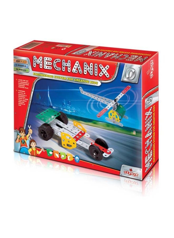 ZEPHYR 1002 98-Piece Mechanix 0 Engineering System Building Kit 1002 98 7+ Years  - Image 2