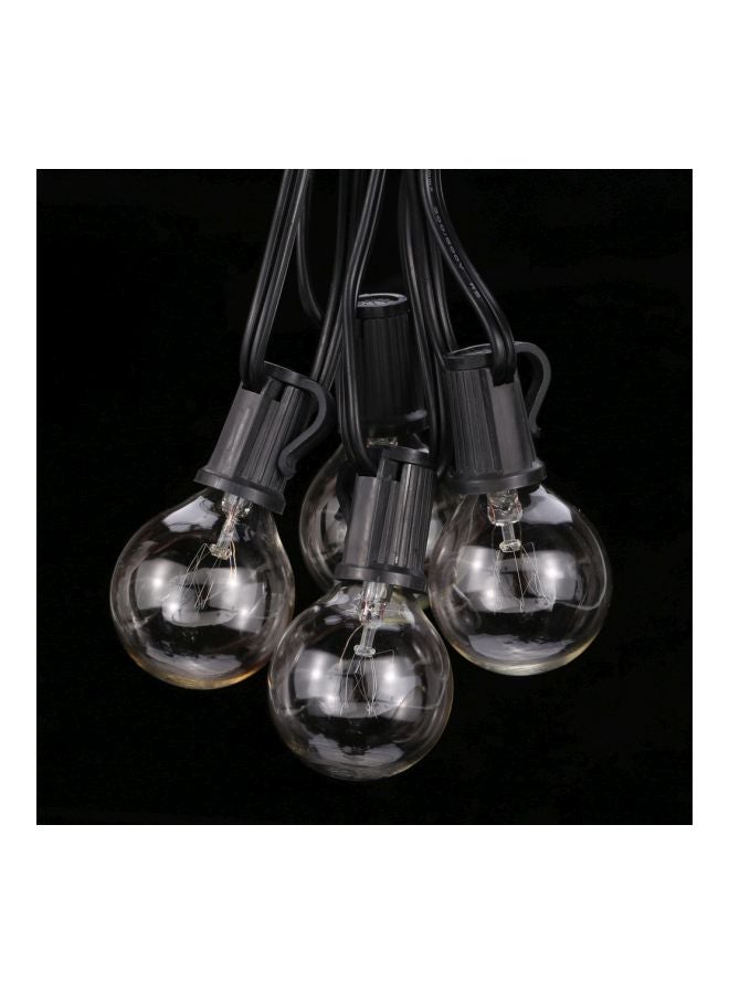 Tomshine G40 Incandescent String Light With 2 Spare Bulbs Yellow 25feet - Image 2
