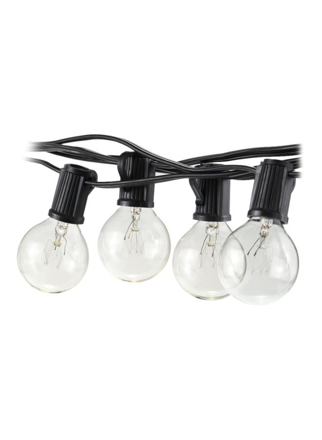 Tomshine - G40 Incandescent String Light With 2 Spare Bulbs Yellow 25feet - Image 1