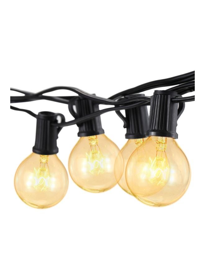 Tomshine - G40 Incandescent String Light With 2 Spare Bulbs Yellow 25feet - Image 1