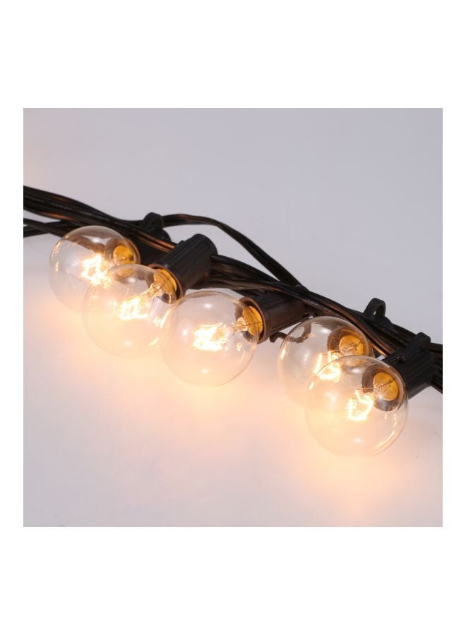 Tomshine - G40 Incandescent String Light With 2 Spare Bulbs Yellow 25feet - Image 1